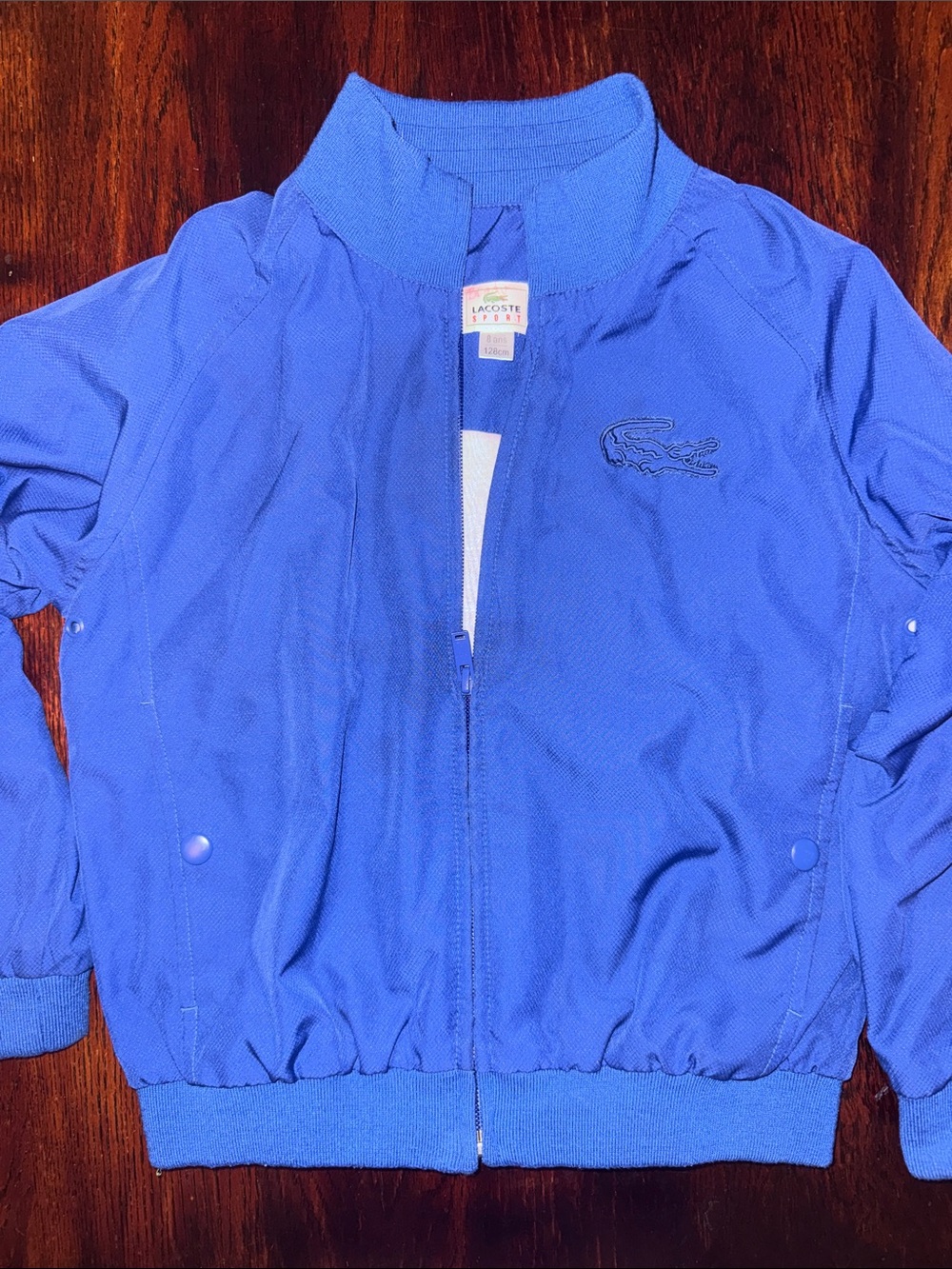 Lacoste Kids Royal Blue Zip Jacket